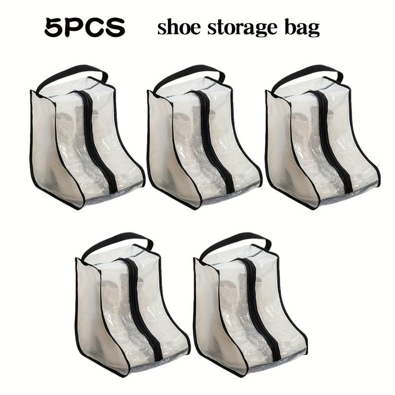 5pc Shoe and Boot Storage Bags Commercial Shoe Protector Bag Travel Shoes Organizer Sports Golf Shoe Equestrian Boot Storage Bag
