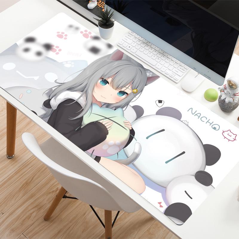 Nekoha Shizuku Extra Large Anime Mouse Pad with Precision Stitched Edges