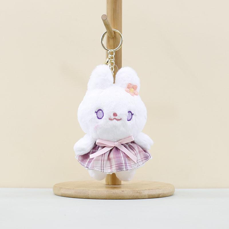 Bunny Lovable Plush Keychain Adorable Rabbit Bag Decoration Soft Pp Cotton Design