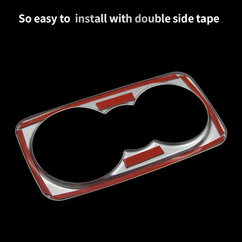 For Mercedes Benz ML320 350 GLE coupe c292 W166 350d GL450 x166 GLS amg Interior carbon rear Water glass holder cover trim