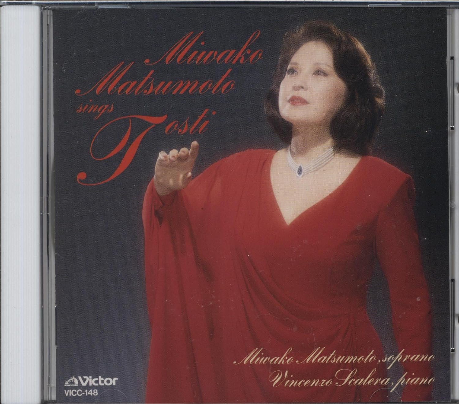 

CD MATSUMOTO MIWAKO Tosti Songs II VICC148 1994 Japan Classical Used