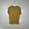 Marine Layer T Shirt Mens Small Crew Short Sleeve Yellow Tee Lightning Bolt