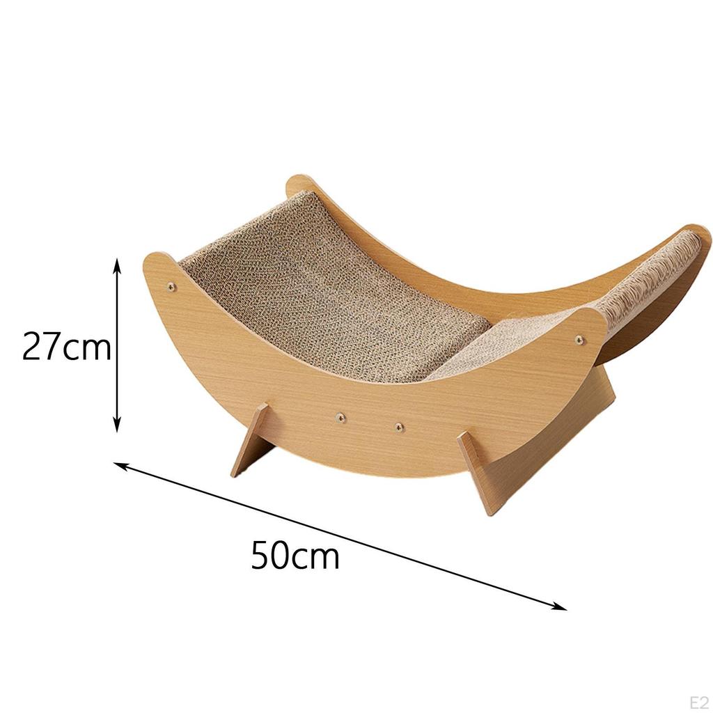 Cardboard Furniture Lounge Chair to 10kg Wear-Resistant Sofa Cat Scratch Bed
