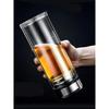 Leakproof Glass Tea Bottles With Infuser Stainless Steel Double Walled Bottle Portable Travel Drinking Lemon Water Cup
