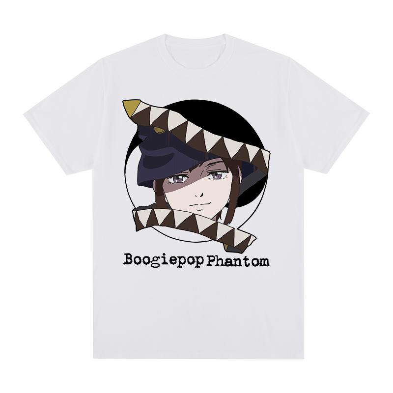 

Boogiepop Phantom Винтажная футболка Японское аниме Хлопок Мужская футболка Новая футболка Женские топы S