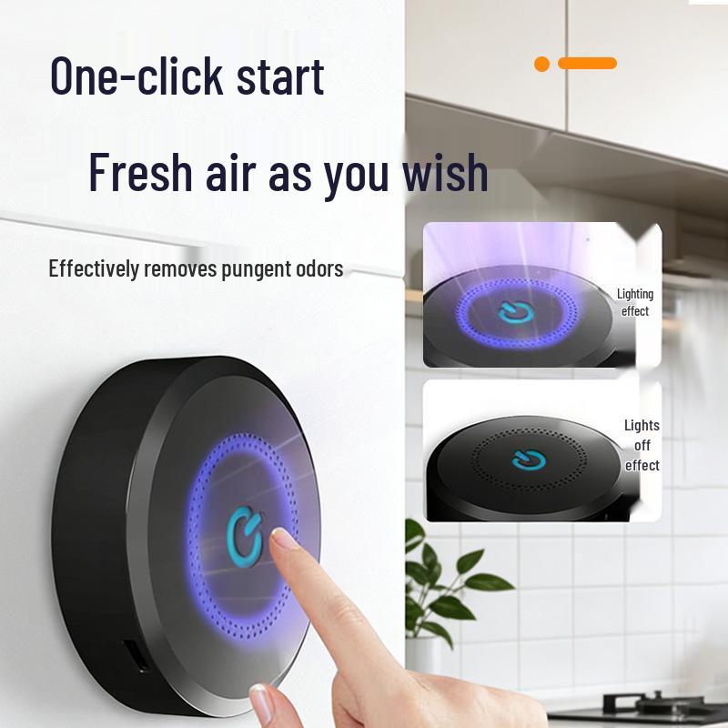 Rechargeable Mini Ozone Generator for Fridge, Shoe Cabinet, Bathroom, and Pet Odor Removal