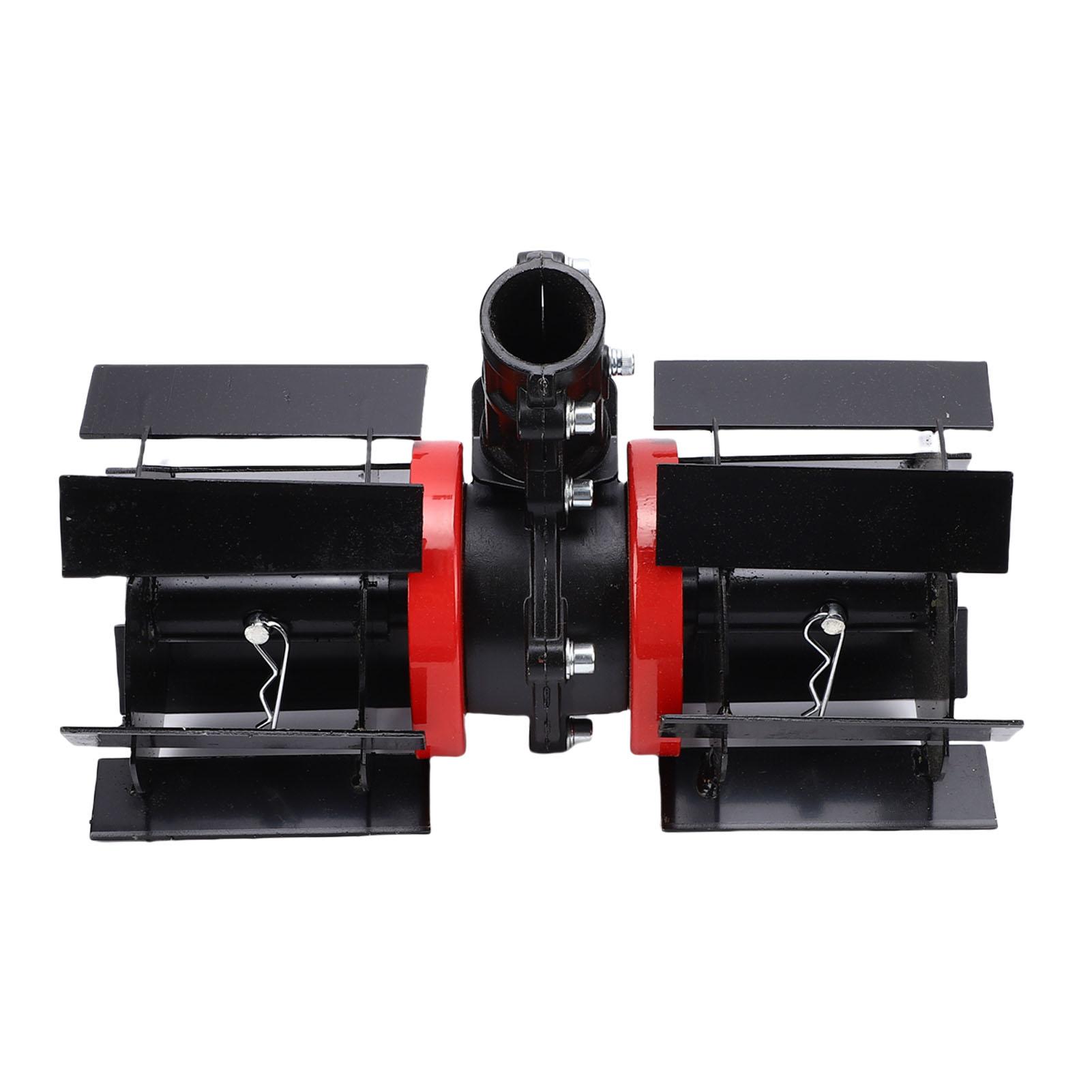 Erpice a dischi a 7 denti, Robusto   Aratro a dischi, Aratri a disco rotondi in ferro di alluminio,   Ruota di aratura per motozappa da giardino, Tosa