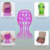 Practical Wig Stand Practical Plastic Storage Rack Hair Accessories Display Holder for Wigs Hats and Cosplay Mask
