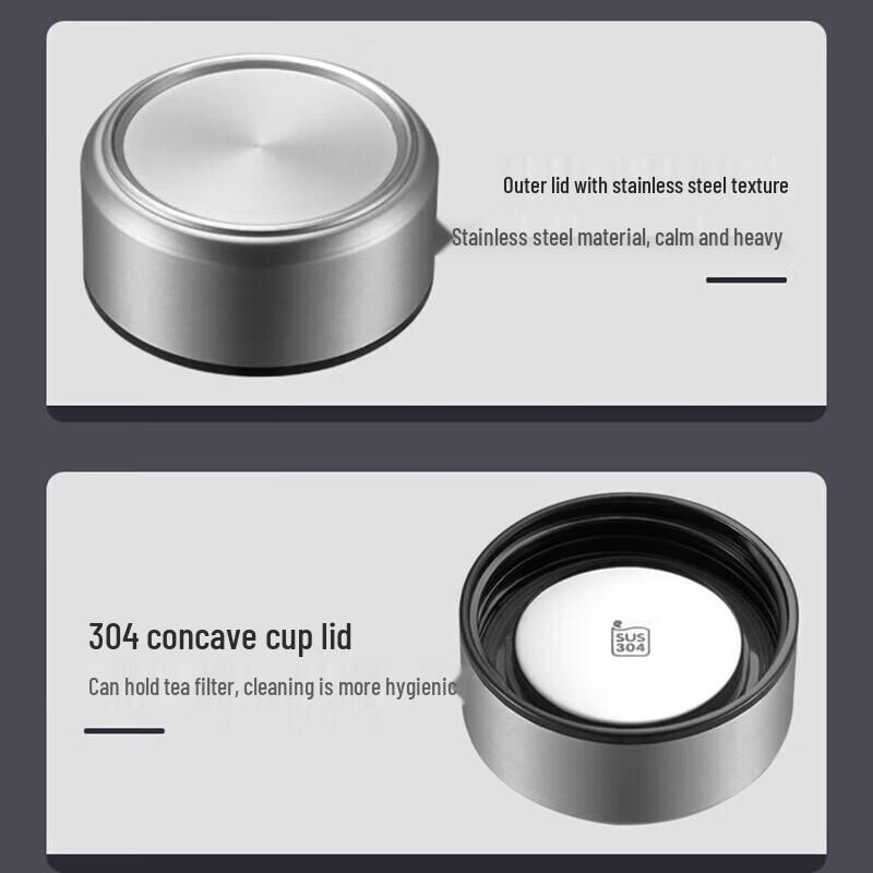 SUPOR Glass Insulated Mug