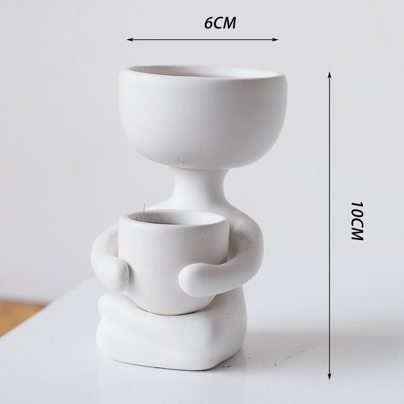 Adorable Animal Ceramic Succulent Pot for Desktop Decoration