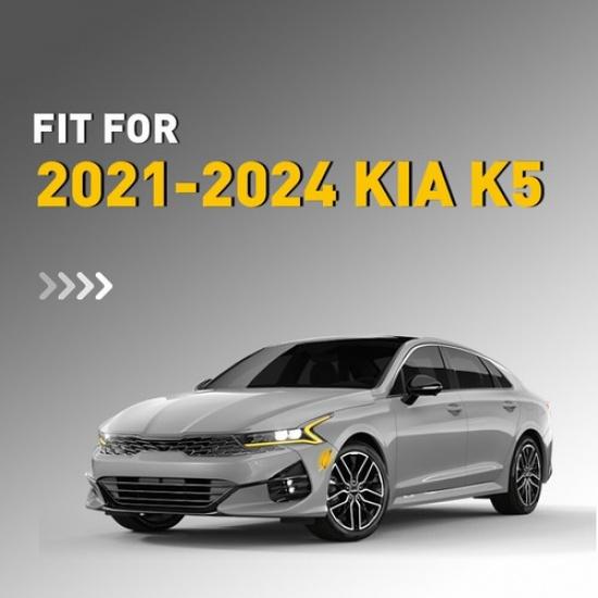 For -2024 Kia K5 Smoked Lens Front Bumper Lamp LED Side Marker Light Lamp EA