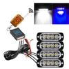 Wireless Grille Police Lights for Car Led Strobe Lights Automotive Flashing Warning Beacon 12V -24V Emergency Lamp for Vehicles