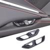 Matte Black Door Lock Button Panel Frame Cover Trim Fit For Corvette C8 -25