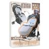 Liscia Stroller Foot Muff [Supervised by Nursery Teachers] Sleeping Bag Blanket, Throw, Cushion, Foot Cover, Stroller Accessory, Cold Protection, Wind