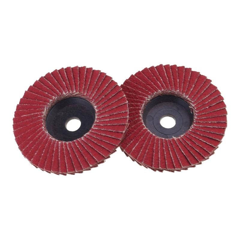 3/6 Pcs/Set Pneumatic Angle Grinder Flap Discs Sanding Disc 3inch 80 Grits Abrasive Tool Polishing Disc for Wood Cutting
