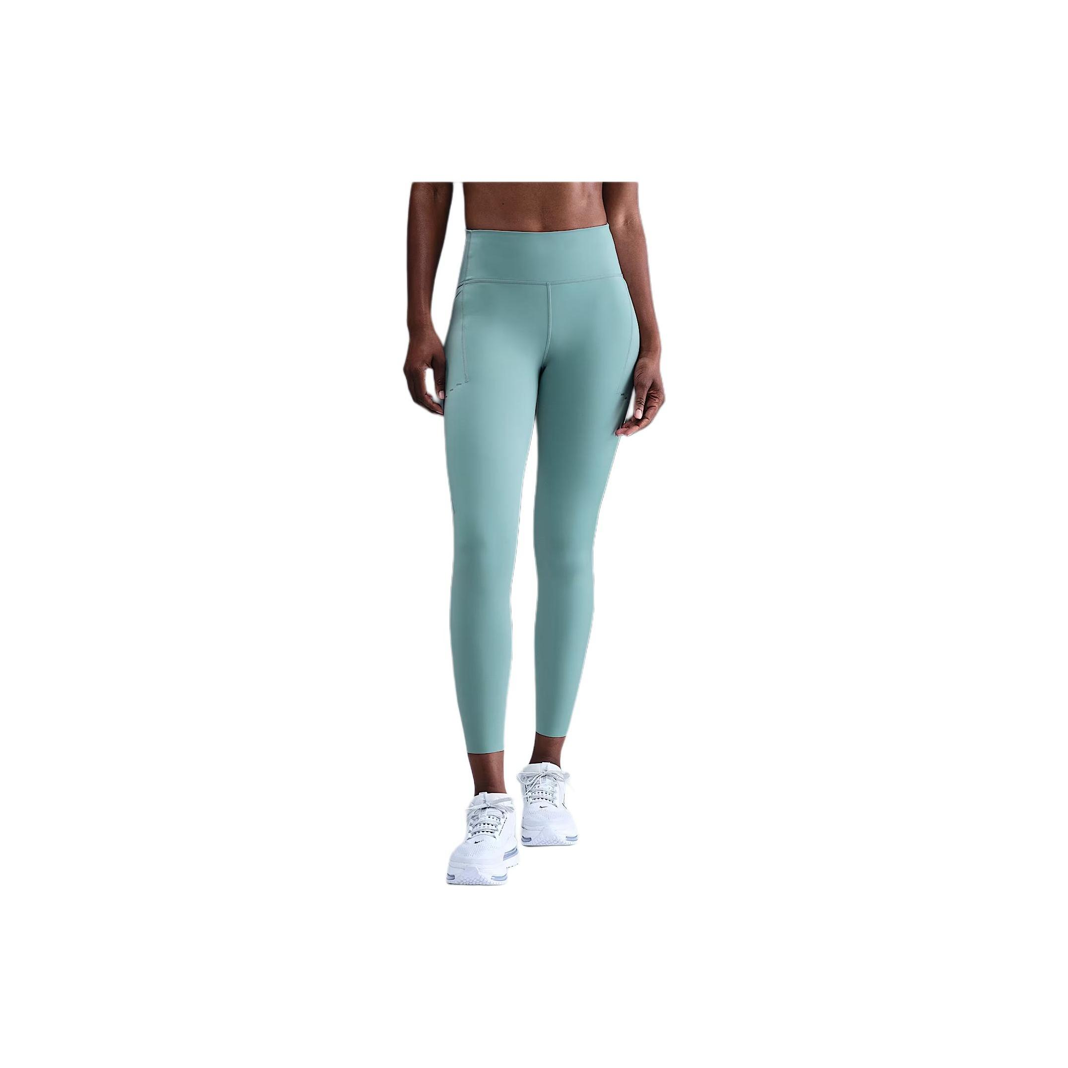 

Nike Solid High-Waisted Slim Fit Sports Trousers Women bottoms Mint-Green HJ2252-017 S