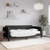VidaXL Daybed with Mattress Black 90x200 Cm Fabric 3196800