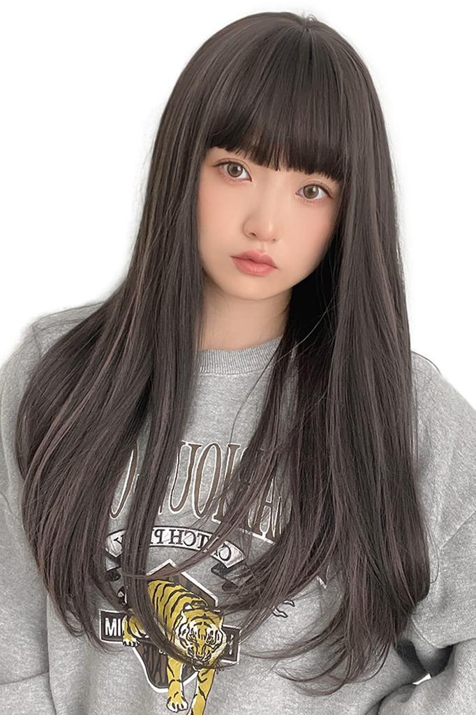 Brightlara Full One Wig, Wig, Long, Straight, Semi-Long, Curl, hf1423x-TR/M