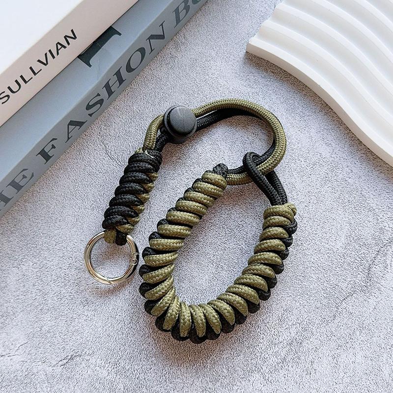 

1 шт. Универсальный чехол для телефона, сделай сам, ремешок для мобильного телефона, анти-потеря, минималистский стиль, короткая плетеная веревка, брелок на запястье, подвеска