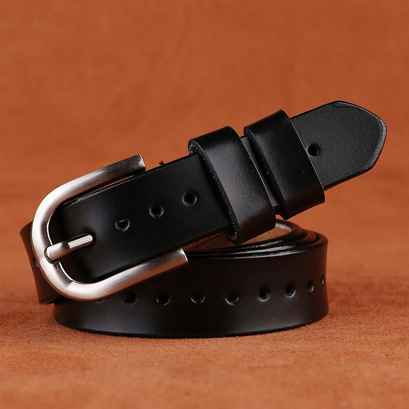 Highquality Leather Belt For Women With Alloy Pin Buckle For Daily Work And Outfits