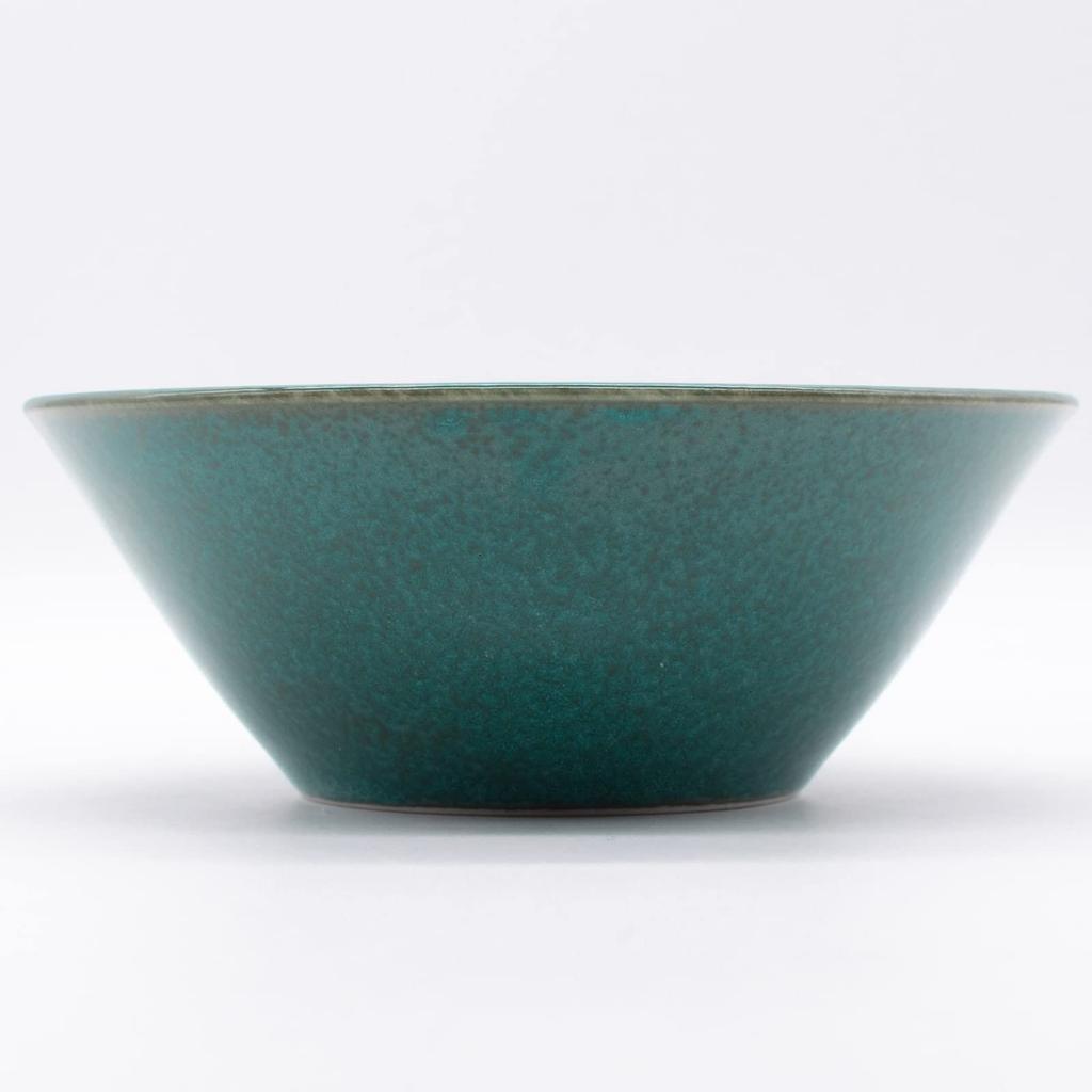 Aito Seisakusho Bowl 380ml Green Mino Ware Dishwasher Microwave Safe Aito Bowl Made In Japan 517019 "Natural Color" Approx.
