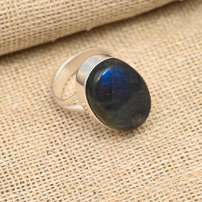 Labradorite Gemstone 925 Sterling Silver Handmade Amazing Jewelry Ring