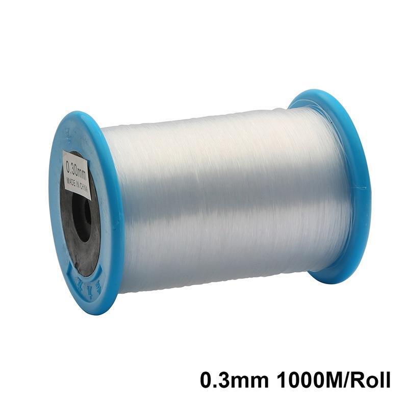 Transparente, nicht elastische Angelschnur aus Kristall für selbstgemachten Perlenschmuck