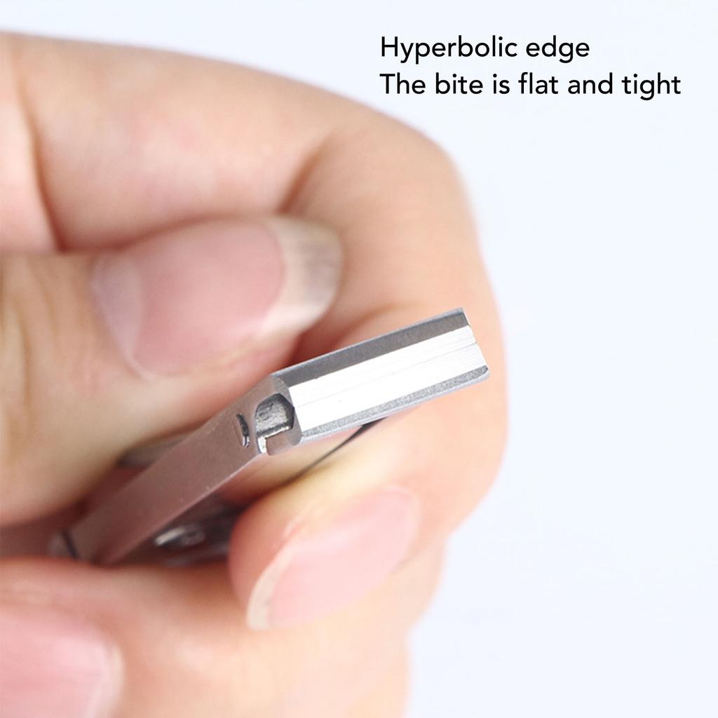 Nail Care Clipper Cutting Folding Stainless Steel Portable Ultra Thin Trimming Nail Clipper