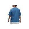 Jordan Flight Essentials Logo Fashion Comfortable Crew Neck Casual Loose Short Sleeve T-Shirt Men Tops Blue DZ0605-457