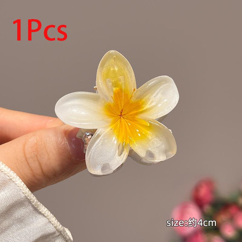 

6 шт. градиентные заколки для волос новые цветочные заколки для волос маленького размера модные головные уборы шпильки-крабы заколки аксессуары для волос для женщин