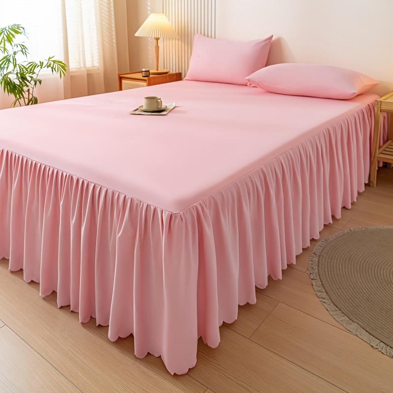 Modern Style Elastic Perfect Bedspread with Lace, Non-Slip, Dust-Proof, Breathable And Beautiful Bed Skirt