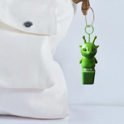 1/2/3 Stück Grüne Aliens Knopf Schlüsselanhänger Fidget Spielzeug mit Sound LED-Lichtern Stress Angstabbau
