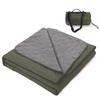 Extra Large Waterproof Fleece Picnic Blanket - Portable, Moisture-Proof, and Multifunctional for Camping and Travel