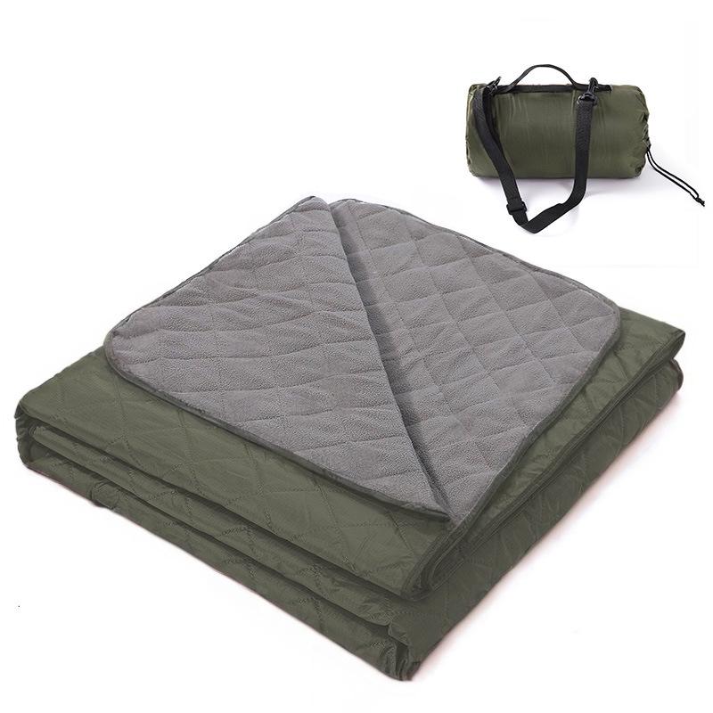 Очень большое водонепроницаемое флисовое одеяло для пикника - Портативное, влагостойкое и многофункциональное для кемпинга и путешествий 200 x 140
