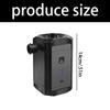 2 in 1 Portable Pump For Camping Equipment Fast Inflation Deflation Builtin Rechargeable Battery 5200mAh