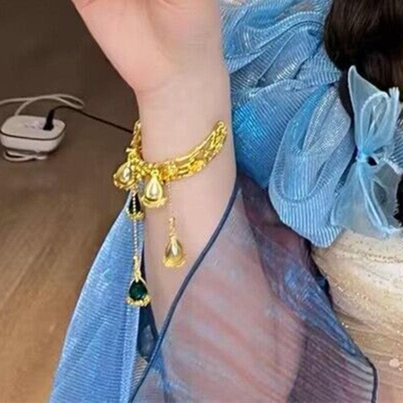 Frunte Dance Sprâncene Pandantiv Coiffă stil antic Acoperă Fața Perdele Lanț pentru frunte Picătură de apă Ornament pentru păr Colier cu lanț pentru cap