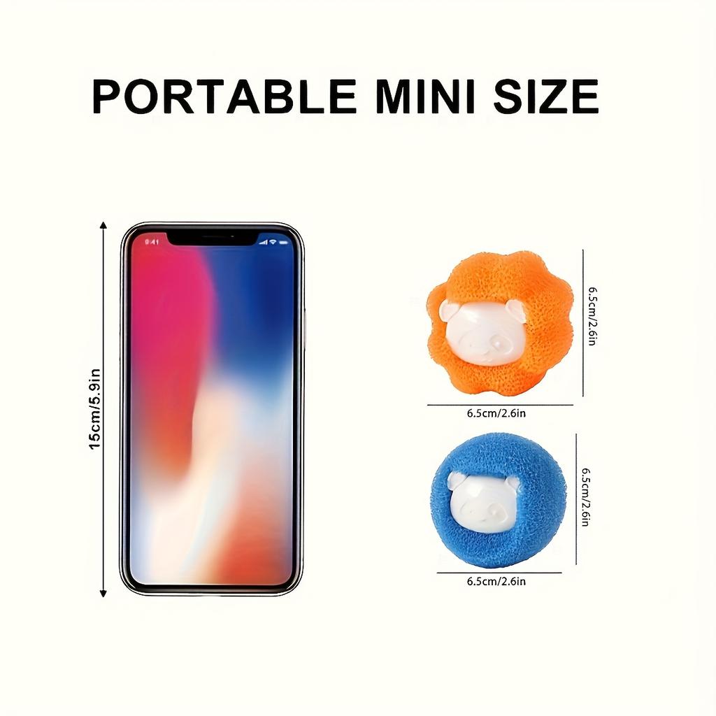 Conjunto de 10, Bolas Reutilizáveis para Remoção de Pelos de Animais de Estimação, Bolas para Limpeza de Fiapos para Roupas, Coletores de Fiapos para Máquina de Lavar, Filtros para Pelos de Gato e Fiapos.