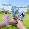 Cute Cartoon Mini USB Rechargeable Wrist Fan for Kids