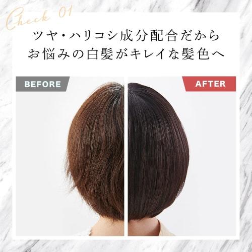 Awairo mousse hair color gray hair dye [dark brown] 80g permanent hair dye quasi-drug gray hair hide foam color women men gray hair hide