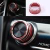 For Toyota Camry 2018- Cover Trim Red Alloy 1PC Center Console Volume Button