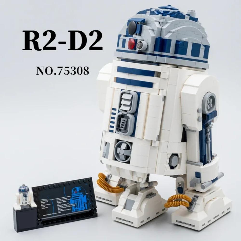 

MOC 2314Pcs Space Robot Building Blocks Bricks R2 Robot R2D2 Figures Model Children s Toy Kid Boy Birthday Christmas Gifts