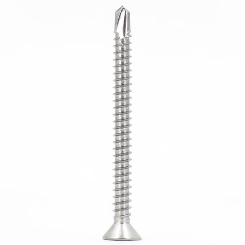 Bingyu 316 Stainless Steel Phillips Countersunk Self-Tapping Drill Screws DIN7504P
