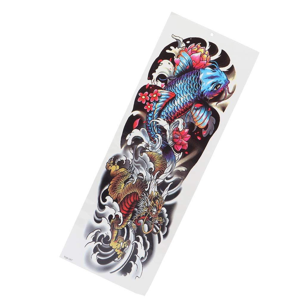 Waterproof Full Arm Tattoo Sticker Unisex Exquisite Pattern Temporary Tattoo StickerTQB‑087