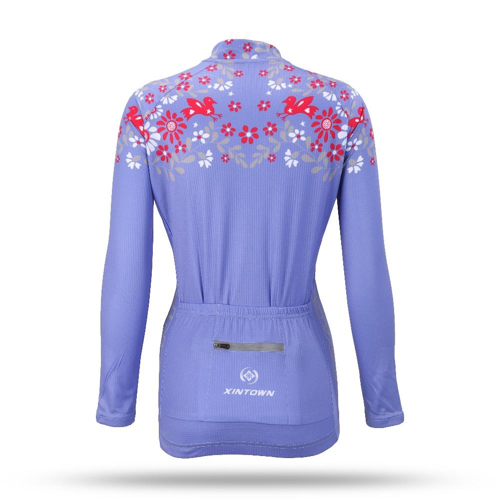 Riding Bicycle Jerseys Cycling Clothing Set Quick Dry Women Long Sleeve Bicycle Clothes Suit