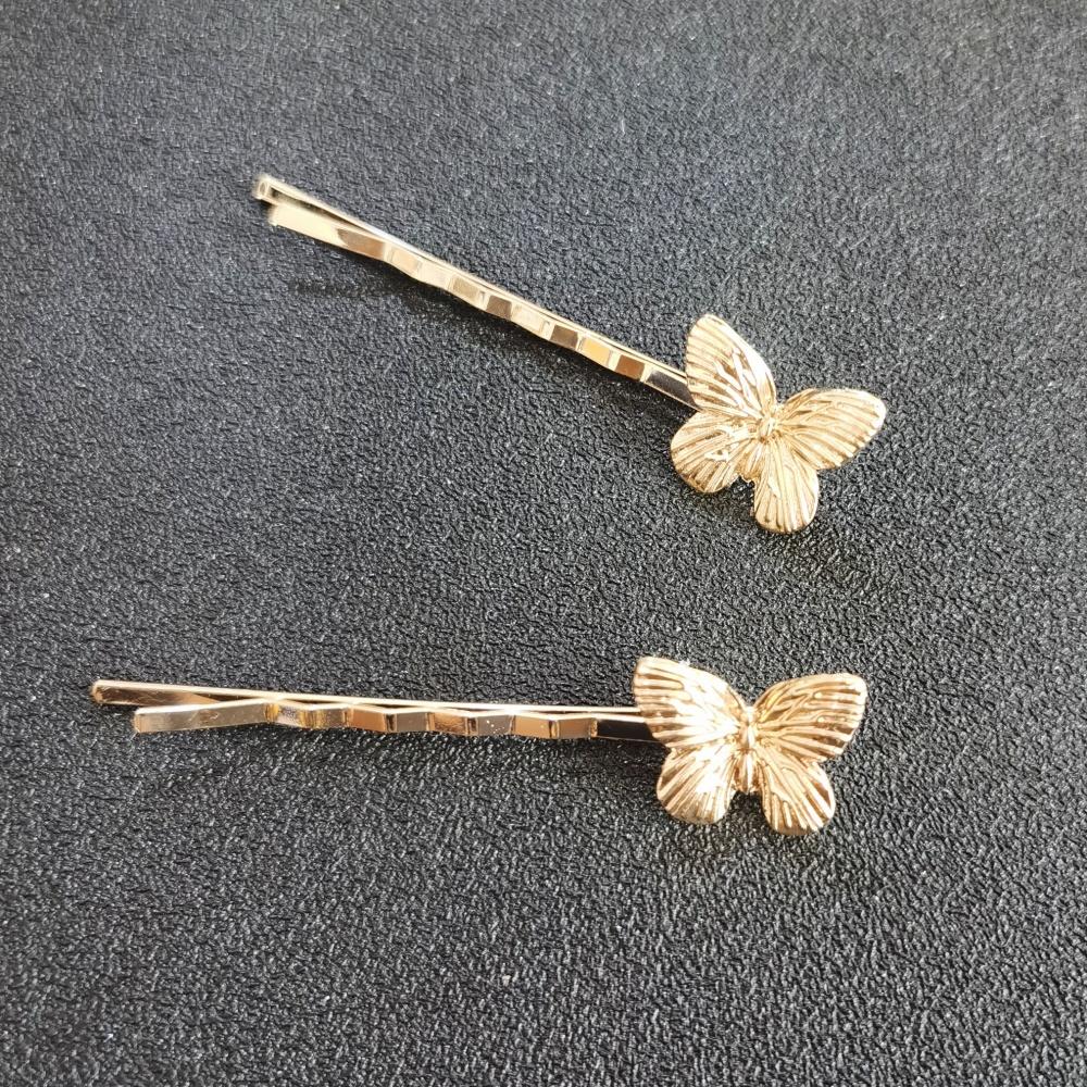 Metal Butterfly Hair Clip Pins Girls Hairpin Barrette Vintage Hairpins Women Accessories Jewelry Gifts