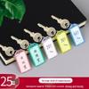 Conjunto de 25 Chaveiros de Plástico para Hotéis e Motéis