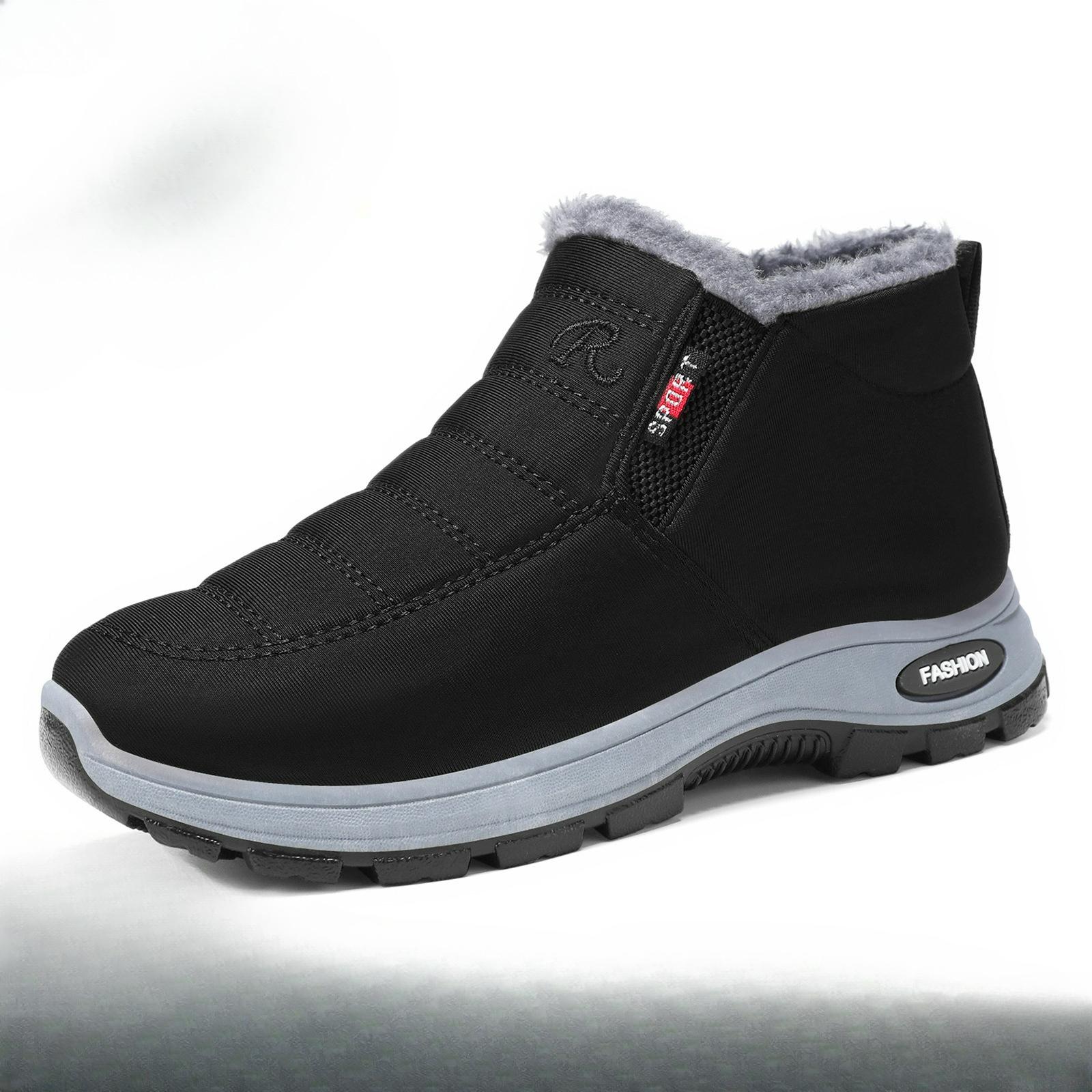 

Хлопковая обувь женская больших размеров женские ботинки холодные и теплые хлопковые ботинки плюс бархат толстые зимние ботинки с высоким верхом женская обувь EU34/CN35 чёрный