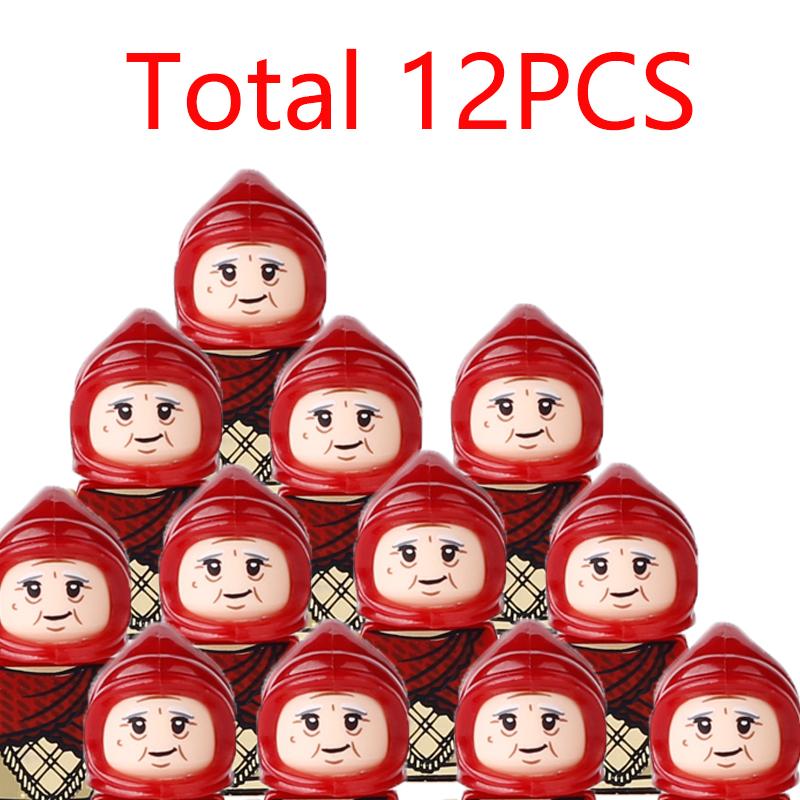 Kompatybilne MOC Średniowieczne Klocki Budowlane Postacie Żołnierze Smoczy Rycerze Czarny Lew Orzeł Zabawka Prezent Klocki Rolnik Żołnierz X048