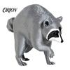Indoor Outdoor Decor 3D Printed Raccoon Figurine, Realistic Animal Statue, Decorative Desktop Ornament Fine Craftsmanship Ornaments for Home