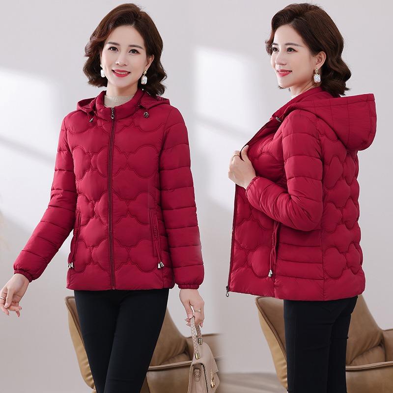 Down cotton short light and thin cotton-padded jacket fashionable foreign style thickened cold and warm Korean version cotton-padded jacket new